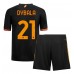 AS Roma Paulo Dybala #21 Babykleding Derde Shirt Kinderen 2023-24 Korte Mouwen (+ korte broeken)